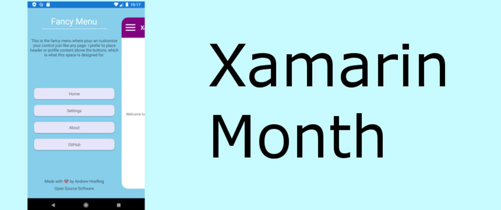 Menstruation Armchair Allergic Xamarin.Forms Fancy Flyout Menu
